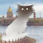 Прикрепленное изображение: Кот и Исаакиевский собор.jpg